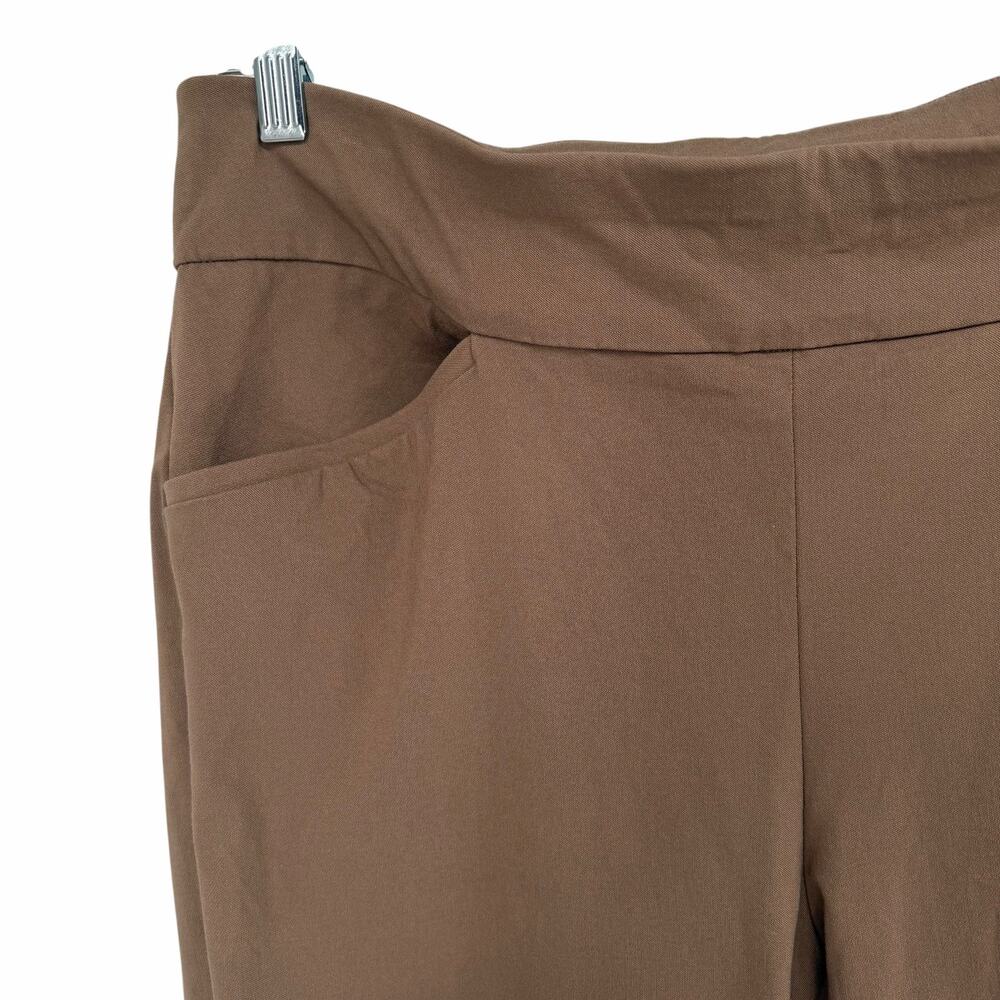 Chico’s Brown Josie Perfect Stretch Slim Leg Pull On Pants (2/12) - Picture 4 of 6